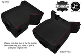 RED STITCH STEERING SHROUD LEATHER SKIN COVER FITS LAND ROVER DEFENDER 07-15