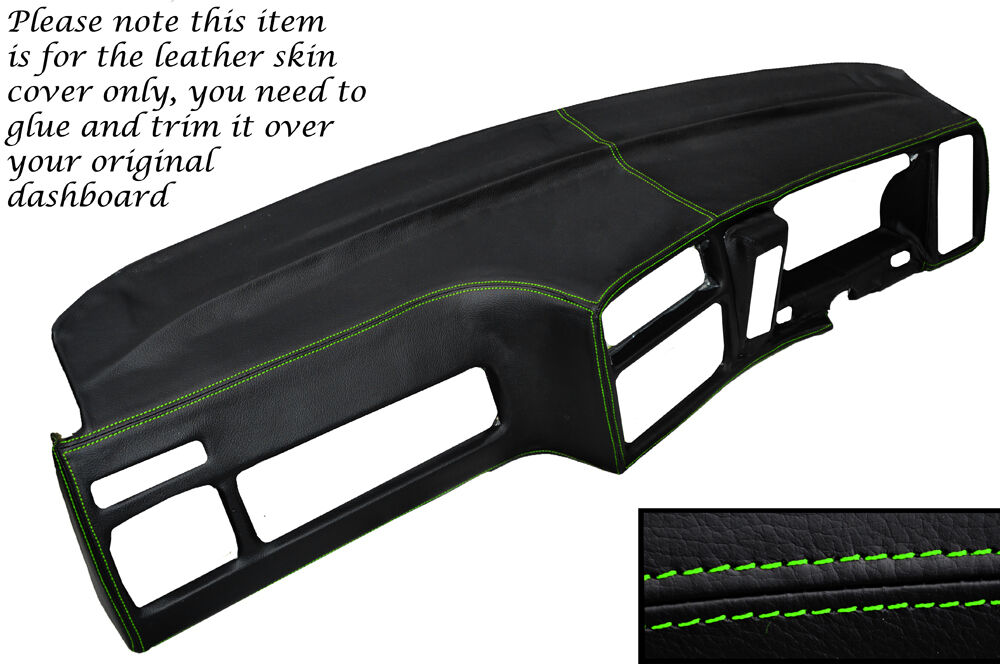GREEN STITCH DASH DASHBOARD COVER FITS FORD SIERRA MK2 RS COSWORTH SAPPHIRE 4x4