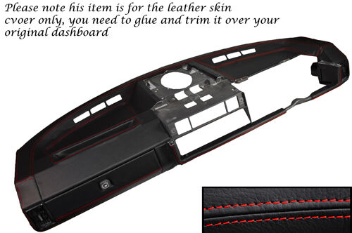 RED STITCHING FITS TRIUMPH TR7 TR8 76-81 DASH DASHBOARD LEATHER COVER ONLY