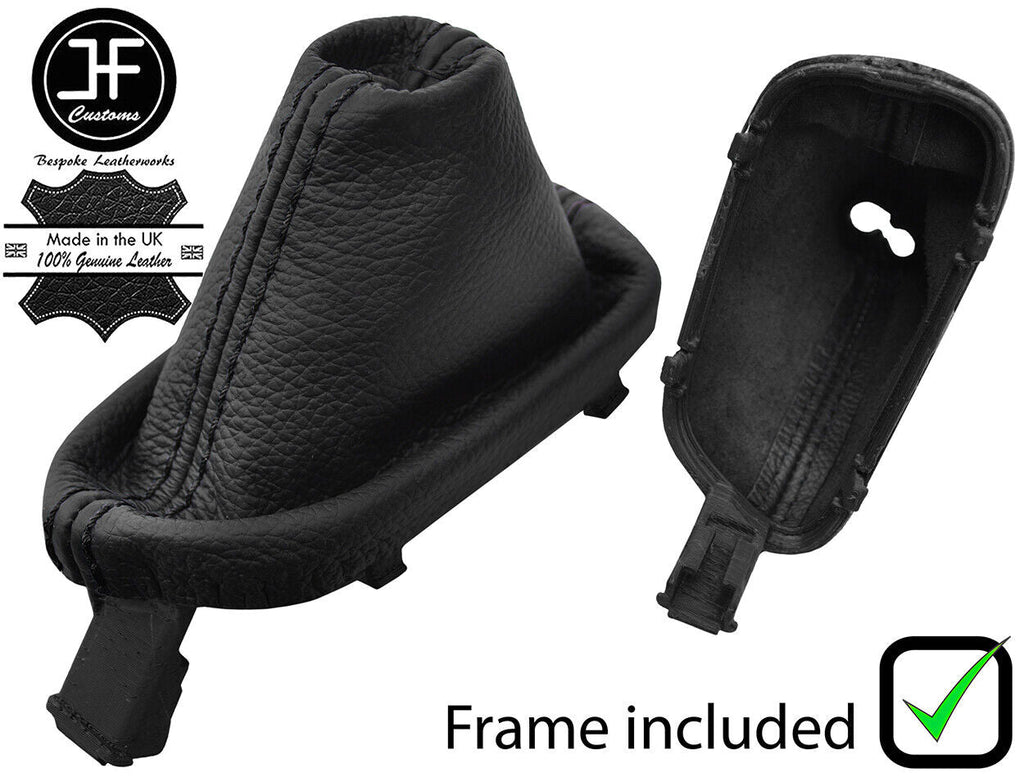 BLACK STITCH LEATHER AUTOMATIC GEAR + PLASTIC FRAME FOR DODGE CHALLENGER 15-18