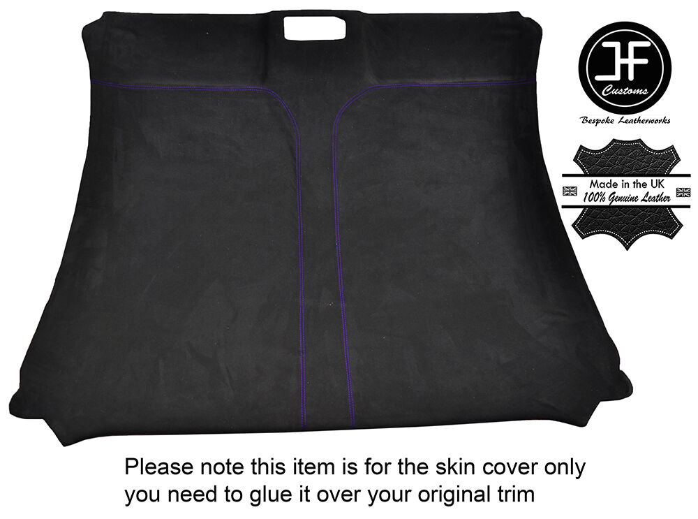 PURPLE STITCH ROOF HEADLINING LINER LUXE SUEDE COVER FITS TOYOTA SUPRA MK4 93-02