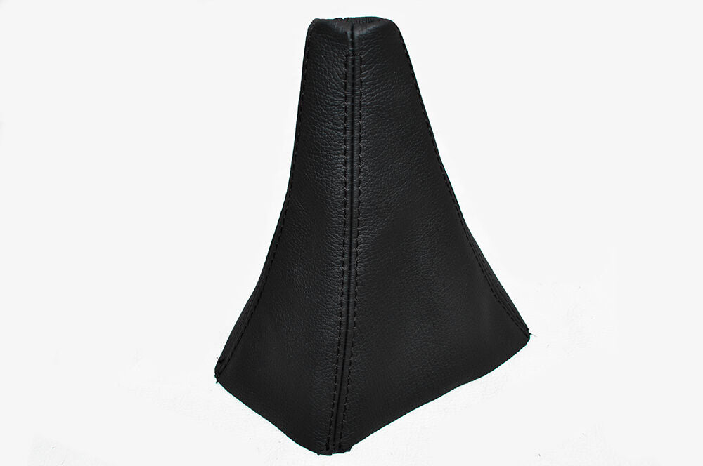 BLACK STITCHING FITS TOYOTA SUPRA MK3 1986-1993 GEAR GAITER REAL LEATHER