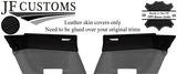 BLACK STITCH LEATHER 2X REAR QUARTER DOOR CAPPINGS COVERS FOR AUDI TT MK1 98-06