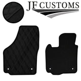 D GREY STITCH DIAMOND VINYL 4X TAILORED FLOOR CARPET FOR SKODA YETI 09-17 JF1
