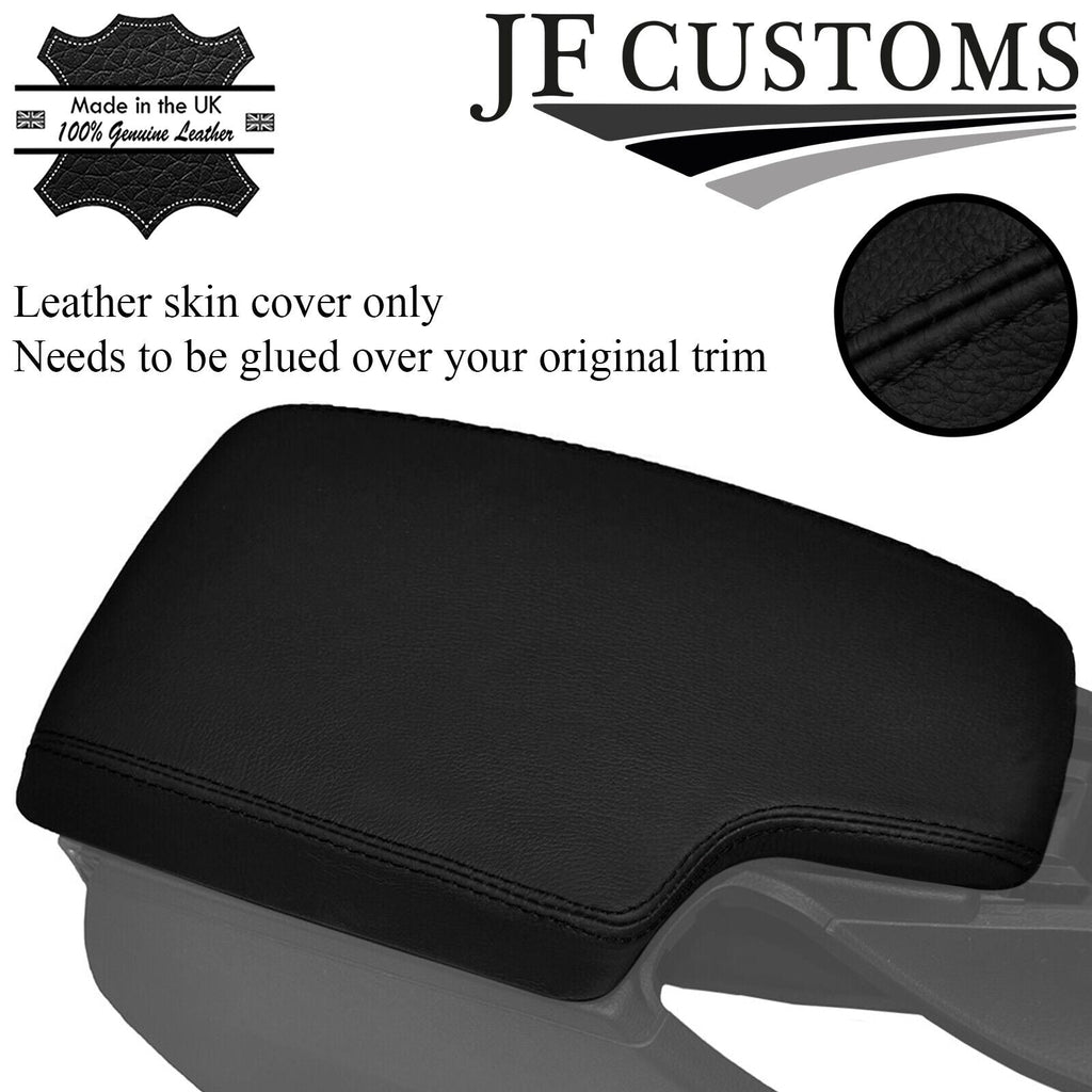 BLACK STITCH LEATHER ARMREST LID COVER FITS BMW 3 SERIES F34 GT 2013-2019
