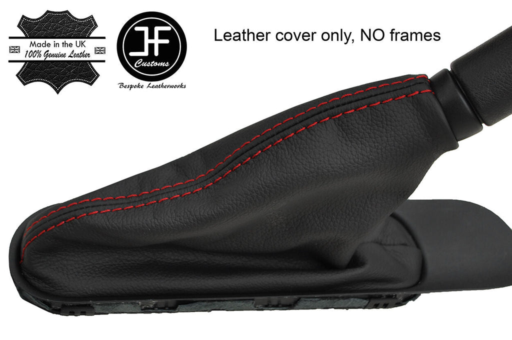 RED STITCH TOP GRAIN LEATHER HANDBRAKE GAITER FOR BMW MINI COOPER R55 R56 R57
