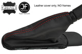 RED STITCH TOP GRAIN LEATHER HANDBRAKE GAITER FOR BMW MINI COOPER R55 R56 R57