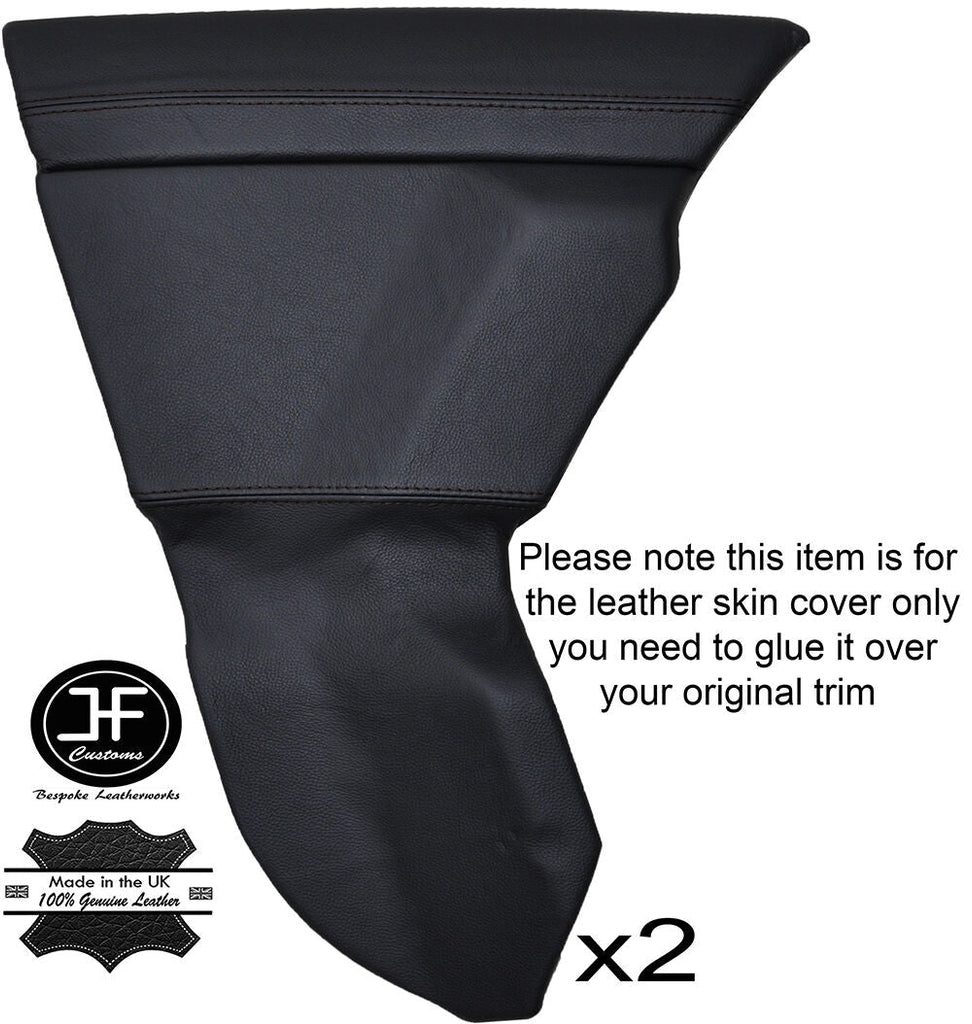 BLACK STITCH 2X CONSOLE HEATER SIDE TRIM COVERS FITS RANGE ROVER VOGUE L322