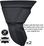 BLACK STITCH 2X CONSOLE HEATER SIDE TRIM COVERS FITS RANGE ROVER VOGUE L322