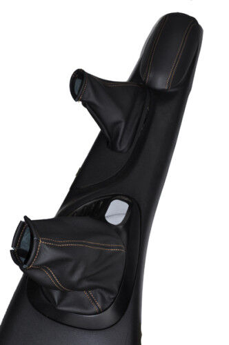 FITS FORD ESCORT MK6 MK7 GEAR H BRAKE ARMREST COVER beige CUSTOM NEW MADE IN UK