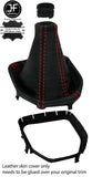 RED STITCH LEATHER MANUAL GEAR+ PLASTIC FRAME FOR ALFA ROMEO GIULIA 2015-2020