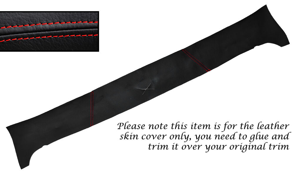 RED STITCH TOP ROOF PANEL SKIN COVER FITS FORD ESCORT MK4 CABRIO CONVERTIBLE