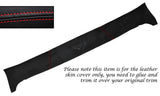 RED STITCH TOP ROOF PANEL SKIN COVER FITS FORD ESCORT MK4 CABRIO CONVERTIBLE