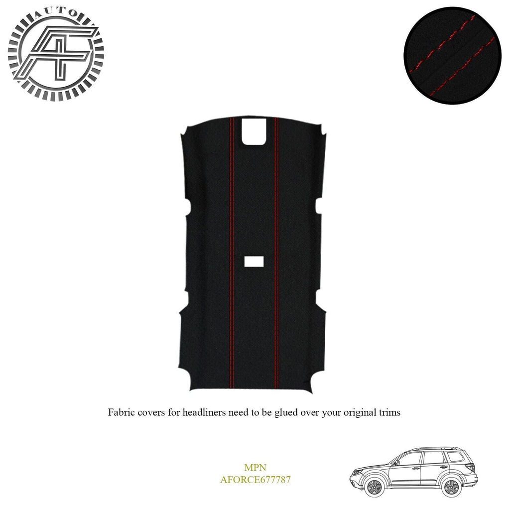 LUXE SUEDE CUSTOM HEADLINER COVER FITS SUBARU FORESTER MK3 5-DOOR SUV 2008–2013