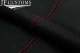 RED STITCH ITALIAN LEATHER STEERING SHROUD COVER FOR NISSAN 300ZX Z32 90-96
