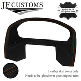 BROWN STITCH LEATHER SPEEDO SURROUND SKIN COVER FITS RANGE ROVER P38 94-02