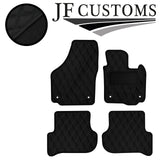 D GREY STITCH DIAMOND VINYL 4X TAILORED FLOOR CARPET FOR SKODA YETI 09-17 JF1
