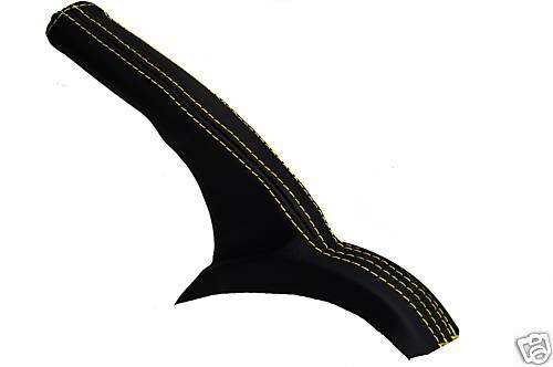 FITS MITSUBISHI LANCER EVO 7 8 9 HANDBRAKE GAITER YELLOW ST CUSTOM NEW