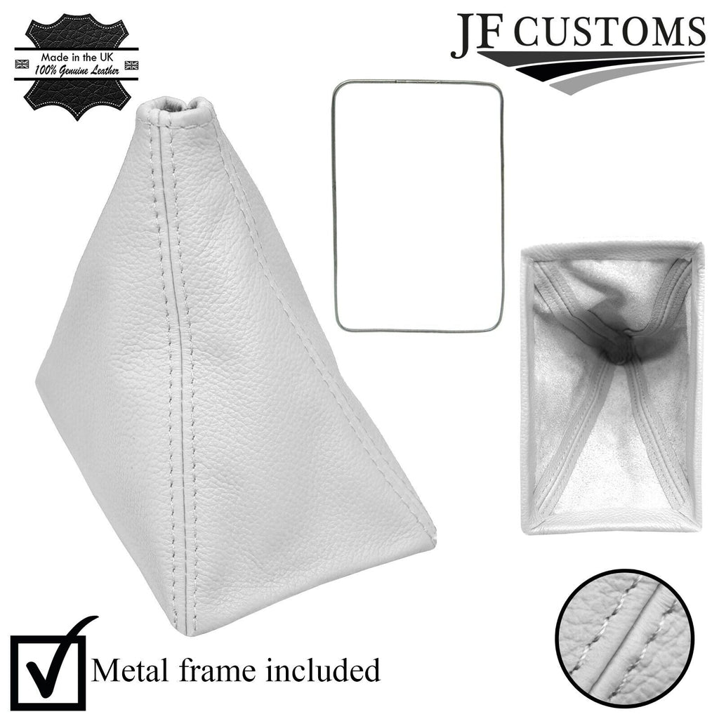 FITS TOYOTA MR2 MK1 AW11 REAL WHITE LEATHER GEAR GAITER NEW CUSTOM NEW