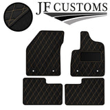 CREAM DIAMOND VINYL 4X TAILORED FLOOR CARPET FOR ALFA GIULIETTA AUTO 10-14 JF1