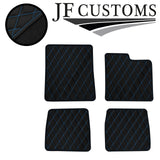 L BLUE DIAMOND STITCH VINYL 4X TAILORED FLOOR CARPETS FOR FORD CONSUL MK2
