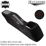 D RED STITCH LEATHER CENTRE CONSOLE TRIM COVER FOR TOYOTA MR2 MK3 ROADSTER 00-05