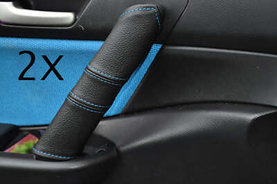 FITS HONDA CIVIC & TYPE R 01-05 2X DOOR HANDLE COVERS blue CUSTOM NEW MADE IN UK