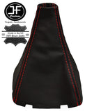 RED STITCH REAL LEATHER MANUAL GEAR GAITER FITS FORD KUGA 2012-2016 CUSTOM NEW