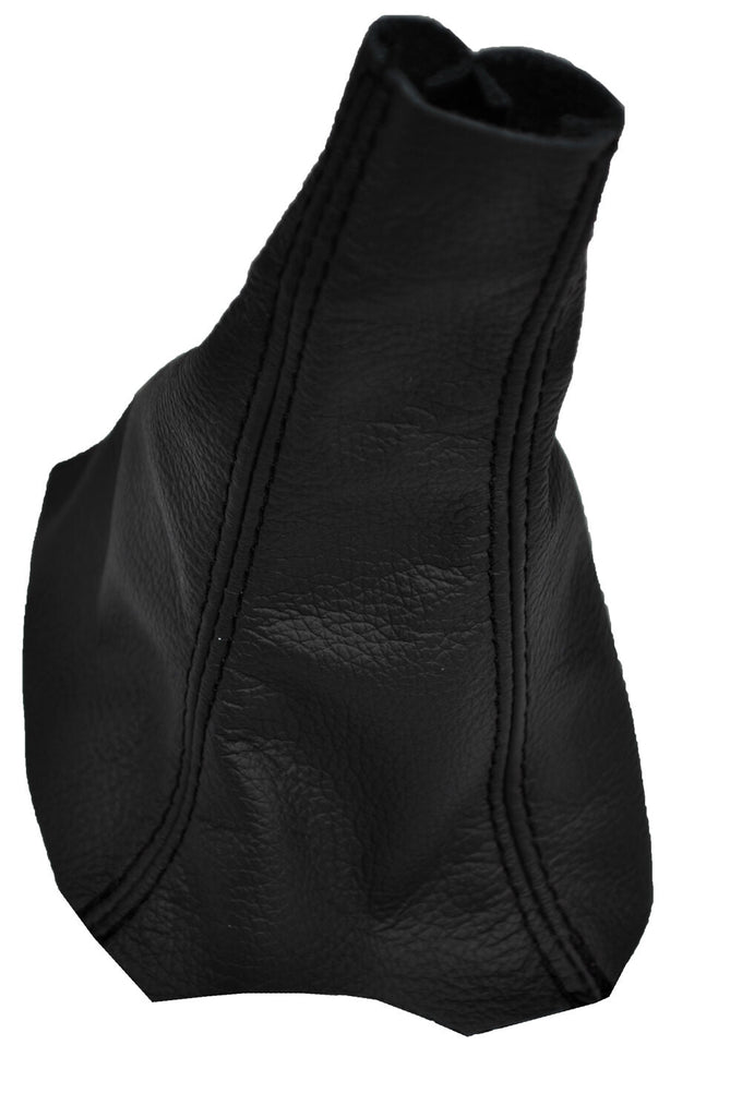 FITS VAUXHALL OPEL ZAFIRA II MK2 B 05-11 GAITER BLACK DOUBLE STITCH  LEATHER