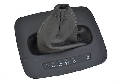 FITS VOLVO V40 S40 grey stitch AUTOMATIC LEATHER GAITER GAITER CUSTOM NEW