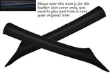 BLUE STITCH FITS FORD FIESTA MK3 XR2 89-97 2X WINDSCREEN A PILLAR SKIN COVERS
