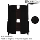 DSG2 D RED STITCH LUXE SUEDE HEADLINER COVER FOR BMW E92 COUPE 06-13 JF2
