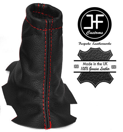 RED STITCHING LEATHER HANDBRAKE GAITER FITS RANGE ROVER P38 1995-2002 CUSTOM NEW