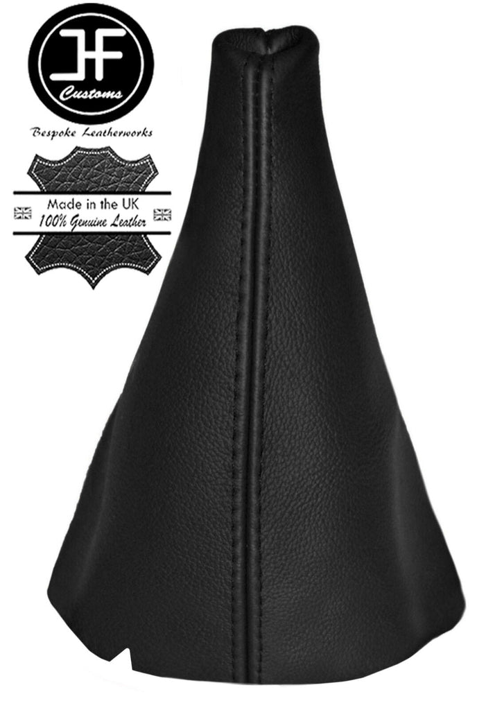 BLACK REAL LEATHER GEAR STICK GAITER FITS FORD B MAX B-MAX 2012-2016 CUSTOM NEW