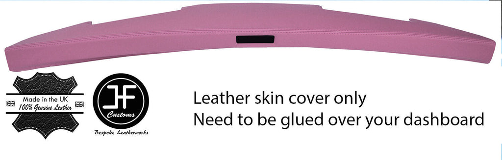 PINK TOP GRAIN LEATHER TOP DASH COVER FOR MINI CLASSIC ROVER COOPER STYLE 2
