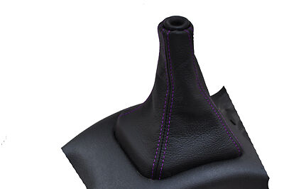 FITS MITSUBISHI LANCER EVO 1 2 3 GEAR GAITER LEATHER purple CUSTOM NEW