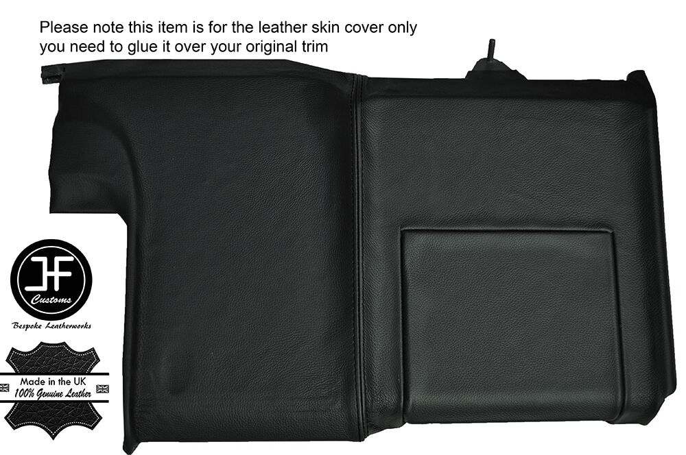 BLACK STITCHING ASH TRAY LOWER DASH TRIM LEATHER COVER FITS FORD CAPRI MK2 MK3