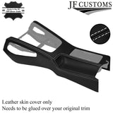WHITE STITCH FRONT CENTRE CONSOLE LEATHER COVER FITS VW  SCIROCCO MK3 CUSTOM NEW