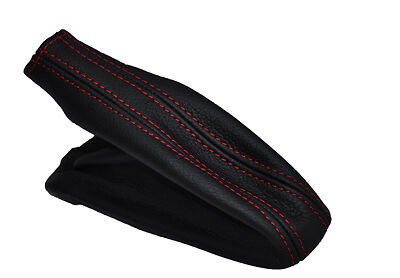 red stitch FITS LEXUS IS200 IS220 IS250 2006-2012 LEATHER HANDBRAKE GAITER