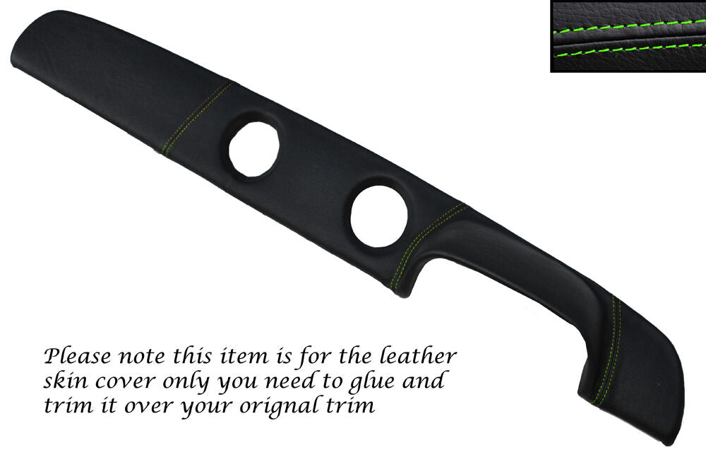GREEN STITCH TOP DASH DASHBOARD SKIN COVER FITS FORD ESCORT MK1 RS2000 RS1600