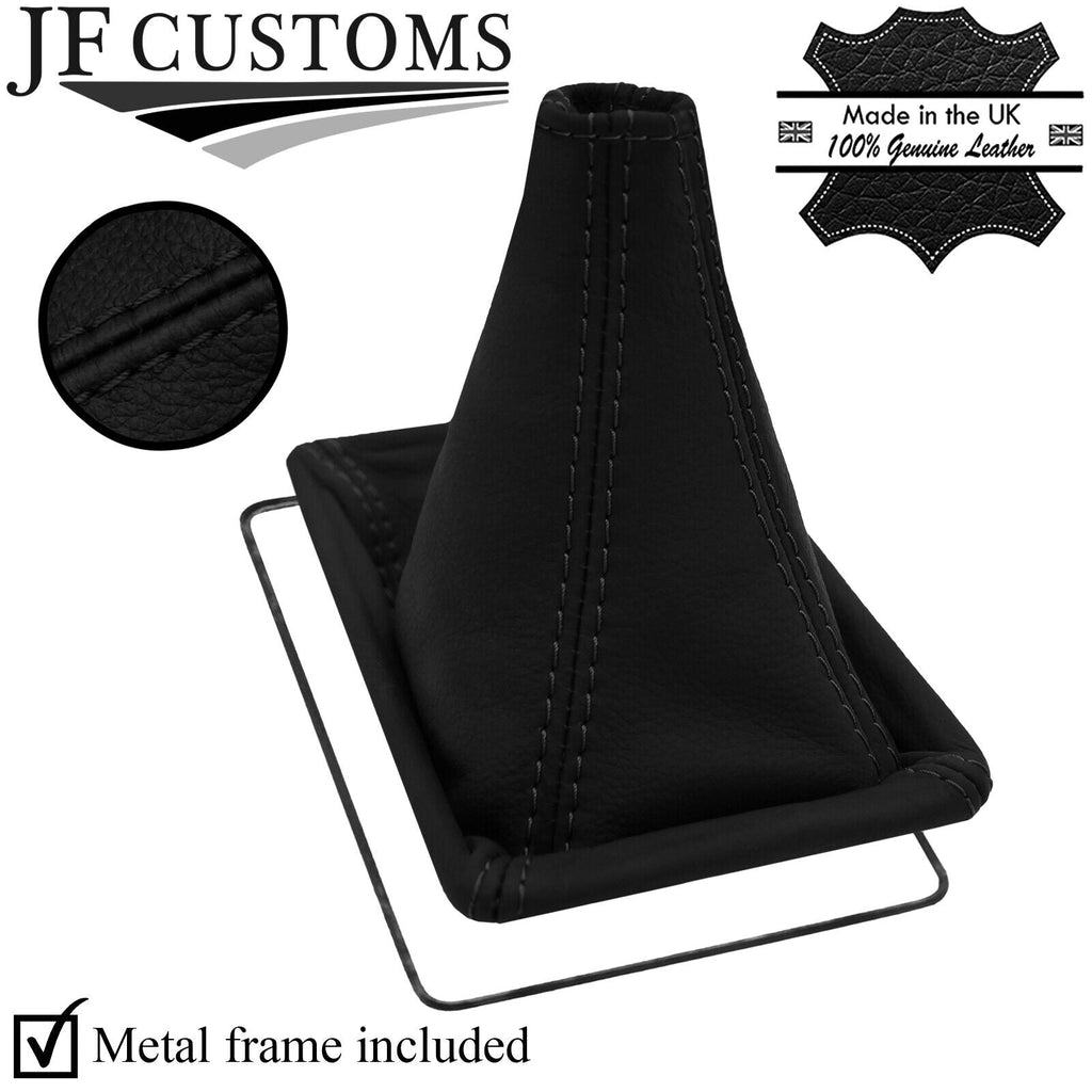 BLACK STITCHING LEATHER GEAR + METAL FRAME FITS TOYOTA CELICA TA40 RA40 77-81