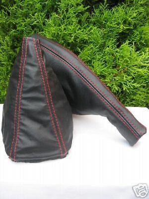 FITS VW POLO MK4 MK3 REAL LEATHER GEAR & HANDBRAKE GAITER CUSTOM NEW MADE IN UK