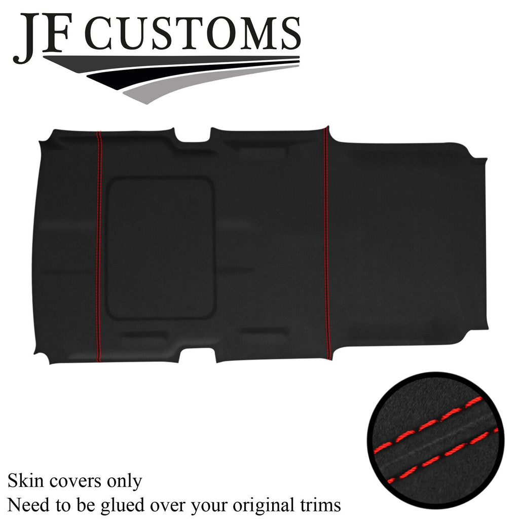 RED STITCH D GREY LUXE-SUEDE SUNROOF COVER FITS HUMMER H3 05-11 STYLE1