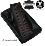 RED STITCH AUTO AUTOMATIC DSG LEATHER GEAR GAITER FITS AUDI A3 8V 2013-2017