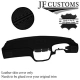 BLACK STITCH ITALIAN LEATHER DASHBOARD COVER FOR HONDA CIVIC MK6 EK4 EK9 96-00