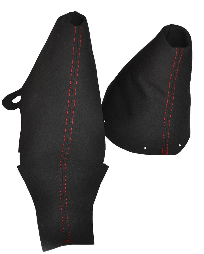 RED STITCHING 2007-2012 FITS BMW MINI COOPER R56 R57 CLUBMAN R55 PU SUEDE