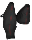 RED STITCHING 2007-2012 FITS BMW MINI COOPER R56 R57 CLUBMAN R55 PU SUEDE