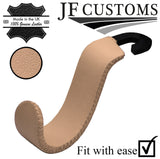 CREAM ITALIAN LEATHER PLASTIC CAR SEAT HEADREST HOOK HANGER FITS BMW E30 84-92