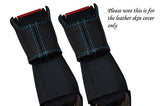 BLUE STITCH FITS PORSCHE 911 993 946 & 924 944 968 2X REAR SEAT BELT COVERS