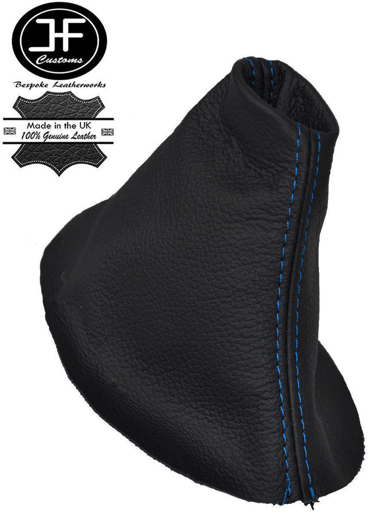 BLUE DOUBLE STITCH FOR MAZDA MX5 MK3 NC 2005-2013 LEATHER GEAR STICK GAITER